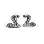 Badges for fenders with logo Mustang Snake