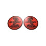 Badges for fenders with logo Mustang Snake Shelby (type 1)