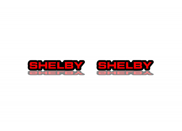Badges for fenders with logo Shelby