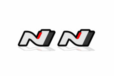 Badges for fenders with logo N-Line (type 1)