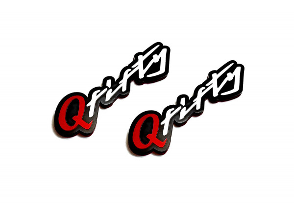 Badges for fenders with logo Q50 (QFifty)