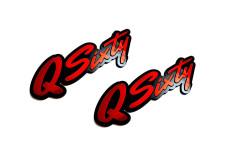 Badges for fenders with logo Q60 (QSixty)
