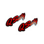 Badges for fenders with logo Q60 (QSixty)
