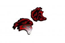 Badges for fenders with logo Hellcat (type 2)