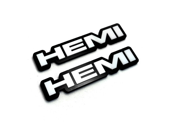 Badges for fenders with logo HEMI (type 1)