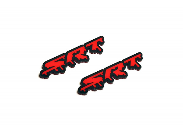 Badges for fenders with logo SRT Blood