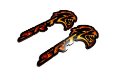 Badges for fenders with logo SRT Hellcat - (type Fire)
