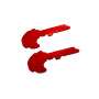 Badges for fenders with logo SRT Hellcat - (type Fire) Badges for fenders with logo SRT Hellcat - (type Fire)