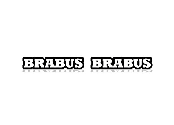 Badges for fenders with logo Brabus (type 1)