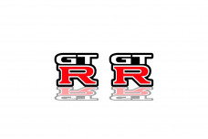 Badges for fenders with logo GT-R