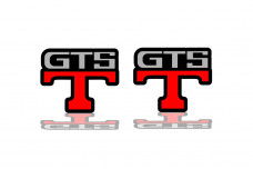 Badges for fenders with logo GTS-T