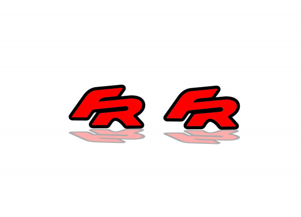 Badges for fenders with logo FR (type 1)