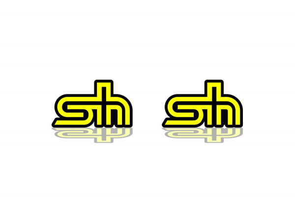 Badges for fenders with logo SH