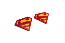 Badges for fenders with logo Superman