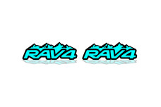 Badges for fenders with logo Rav4 (type 2)