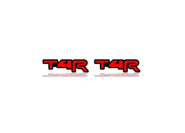 Badges for fenders with logo T4R