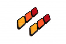 Badges for fenders with logo TRD Tricolor (type 1)
