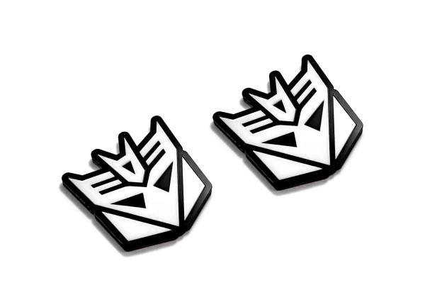 Badges for fenders with logo Decepticon