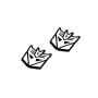Badges for fenders with logo Decepticon
