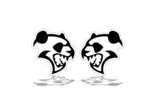 Badges for fenders with logo Hell Panda