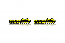 Badges for fenders with logo High Country (type 1)