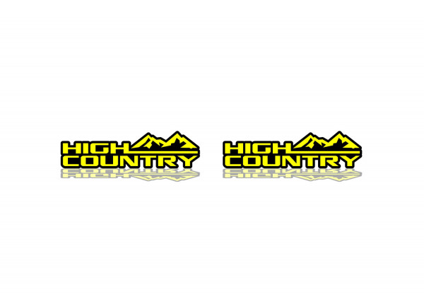 Badges for fenders with logo High Country (type 1)