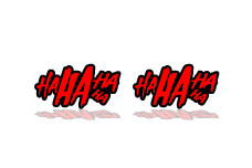 Badges for fenders with logo Joker Ha Ha Ha