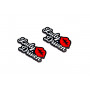 Badges for fenders with logo Lady Driven