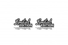 Badges for fenders with logo Limited Edition (Type 2)