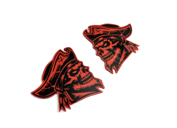 Badges for fenders with logo Pirate Badges for fenders with logo Pirate