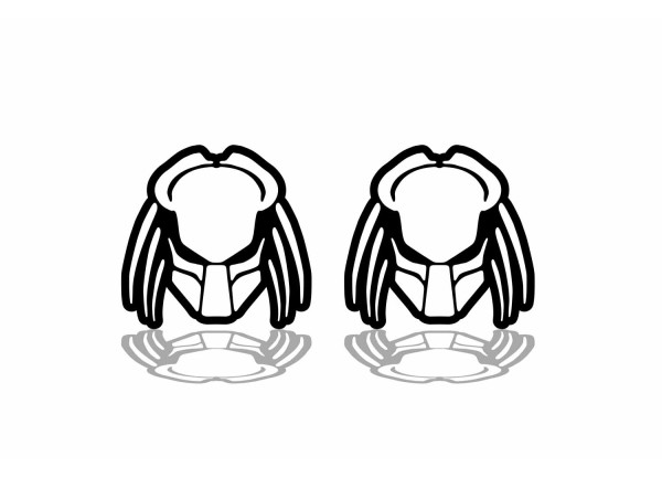 Badges for fenders with logo Predator (type 2)