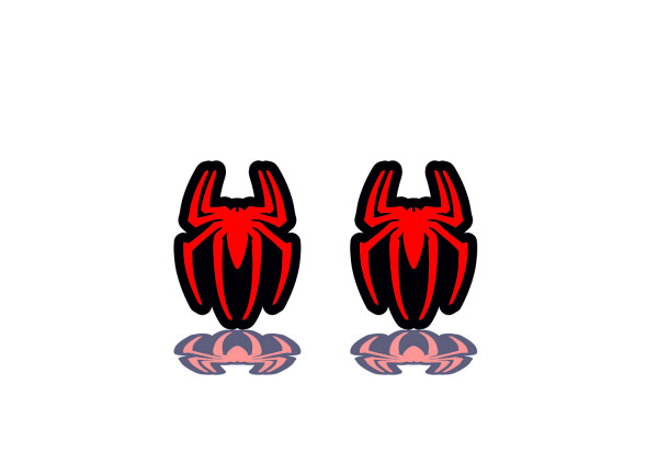 Badges for fenders with logo Spider