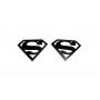 Badges for fenders with logo Superman