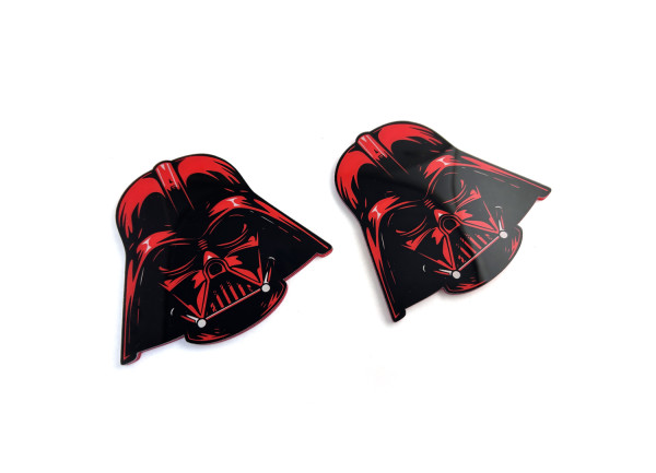 Badges for fenders with logo Vader
