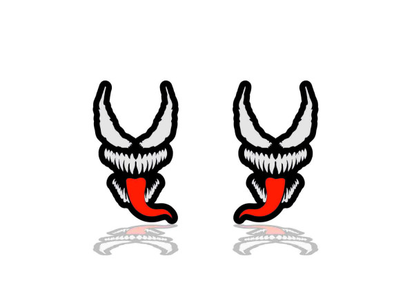 Badges for fenders with logo Venom Badges for fenders with logo Venom