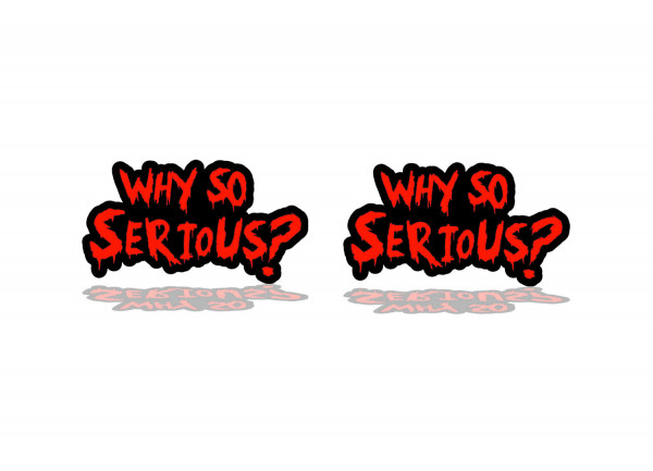 Badges for fenders with logo Why So Serious