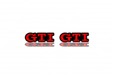 Badges for fenders with logo GTI