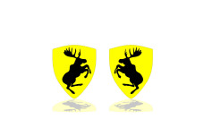 Badges for fenders with logo Volvo Elk (type 1)