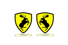 Badges for fenders with logo Volvo Elk (type 2)