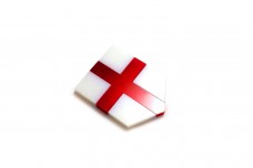 Car emblem (shield) with flag of England