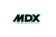 Rear Badge with logo Acura MDX I 2001-2006 - (MIXT design)