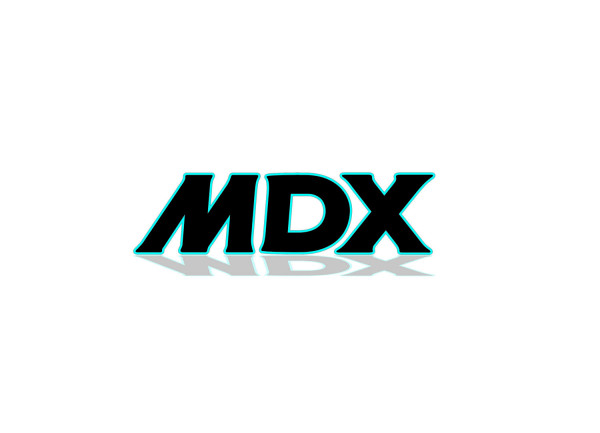 Rear Badge with logo Acura MDX I 2001-2006 - (MIXT design)