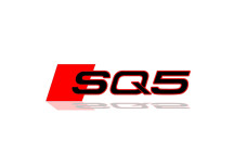 Rear Badge with logo Audi SQ5 (type 1) - (MIXT design)