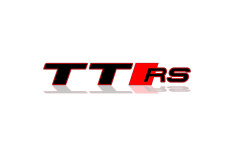 Rear Badge with logo Audi TT RS - (MIXT design)
