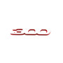 Rear Badge with logo 300 type 1 - (MIXT design)