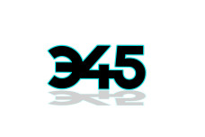 Rear Badge with logo 345 type 2 - (MIXT design) Rear Badge with logo 345 type 2 - (MIXT design)