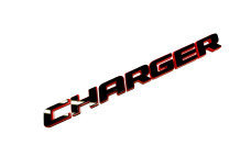Rear Badge with logo Charger - (MIXT design)