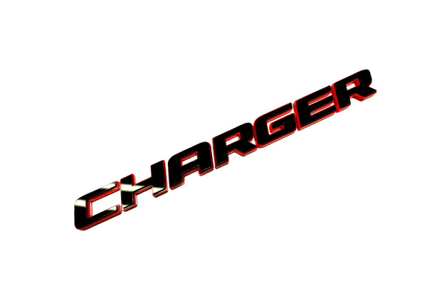 Rear Badge with logo Charger - (MIXT design)