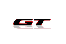 Rear Badge with logo GT - (MIXT design)
