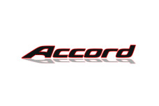 Rear Badge with logo Honda Accord (type 1) - (MIXT design)